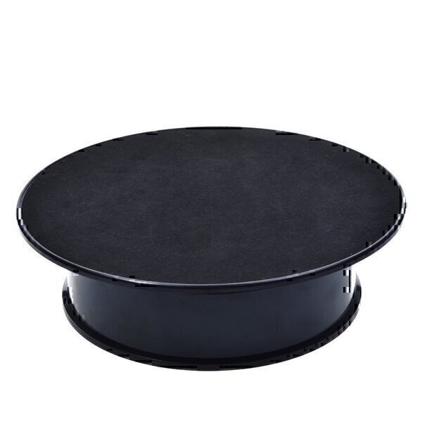 סטנד 20 ס"מ קטיפה מסתובב לתצוגת אובייקטים וצילום