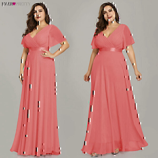 שמלת ערב אלגנטית במידות גדולות