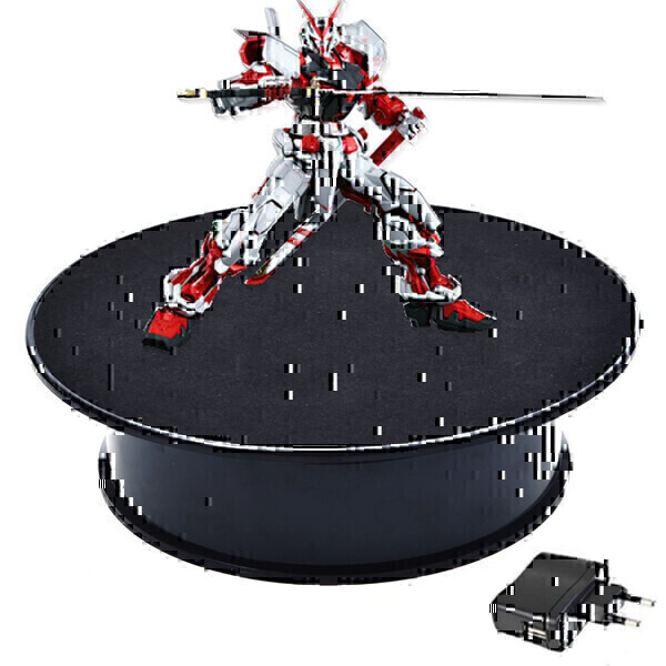 סטנד 20 ס"מ קטיפה מסתובב לתצוגת אובייקטים וצילום