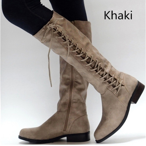 מגפי נשים גבוהות עם עקב קטן – תמונה 6