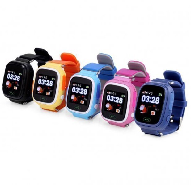 שעון GPS חכם לילדים עם סים מובנה Kidiwatch Color בצבע תכלת