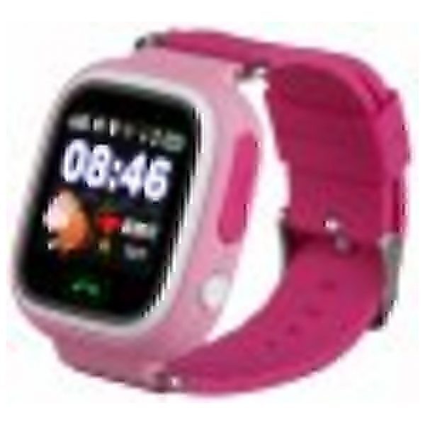 ⁦שעון GPS חכם לילדים עם סים מובנה Kidiwatch Color בצבע ורוד⁩ – תמונה ⁦3⁩