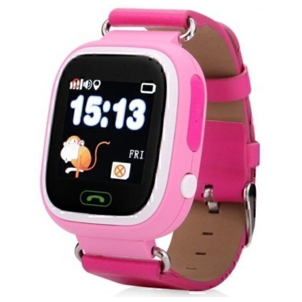⁦שעון GPS חכם לילדים עם סים מובנה Kidiwatch Color בצבע ורוד⁩ – תמונה ⁦4⁩