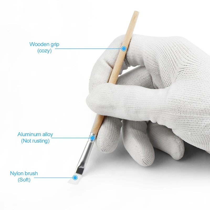 מברשת ניילון למריחת משחת הלחמה וניקוי לוחות