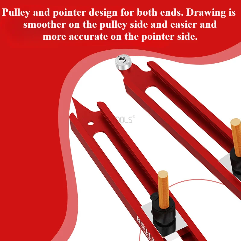 מד פרופיל מתכוונן למדידת קצוות לעבודות עץ