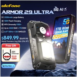 Ulefone Armor 29 Ultra 5G — טלפון קשיח עם מסך כפול